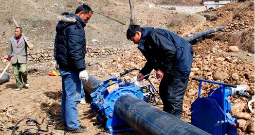 洛南實施城區管網改造工程