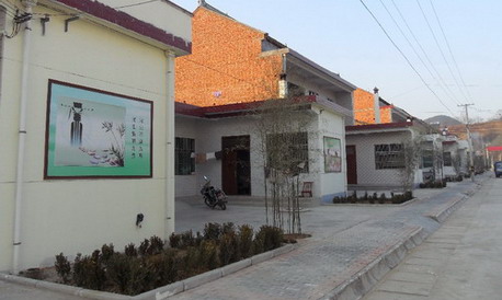 寺坡高塬李村新農村建設掠影